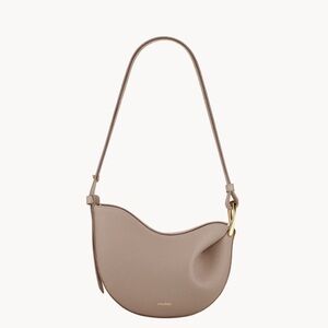 Polene Taupe Tonca Shoulder Bag